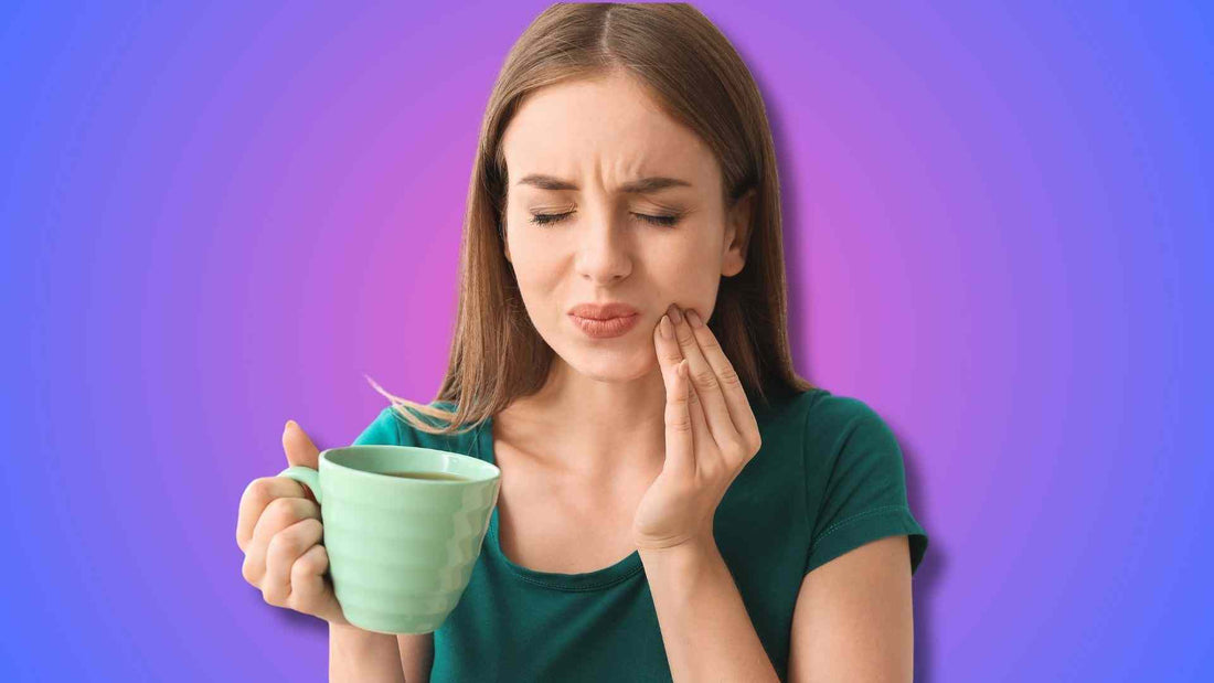 A person having coffee