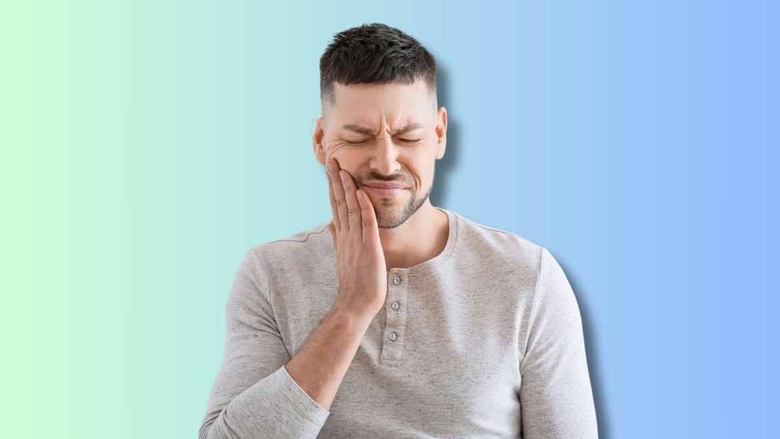 A man having tooth decay