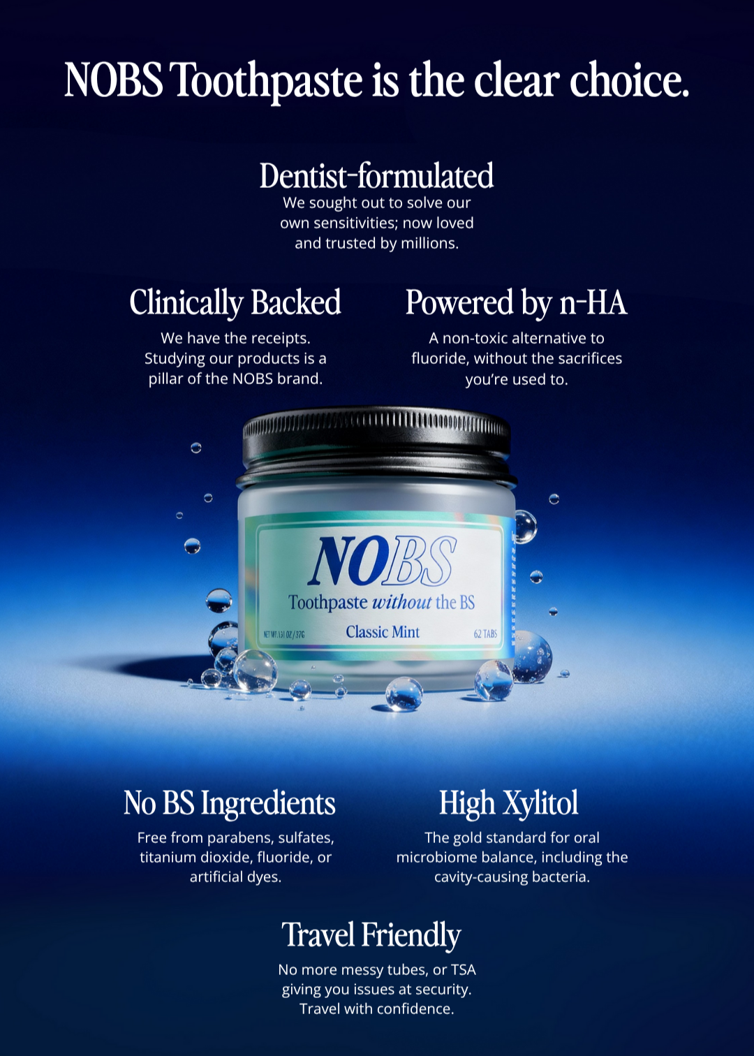 Nox Toothpaste NOBS | Innovating Personal Care, One Smile at a Time