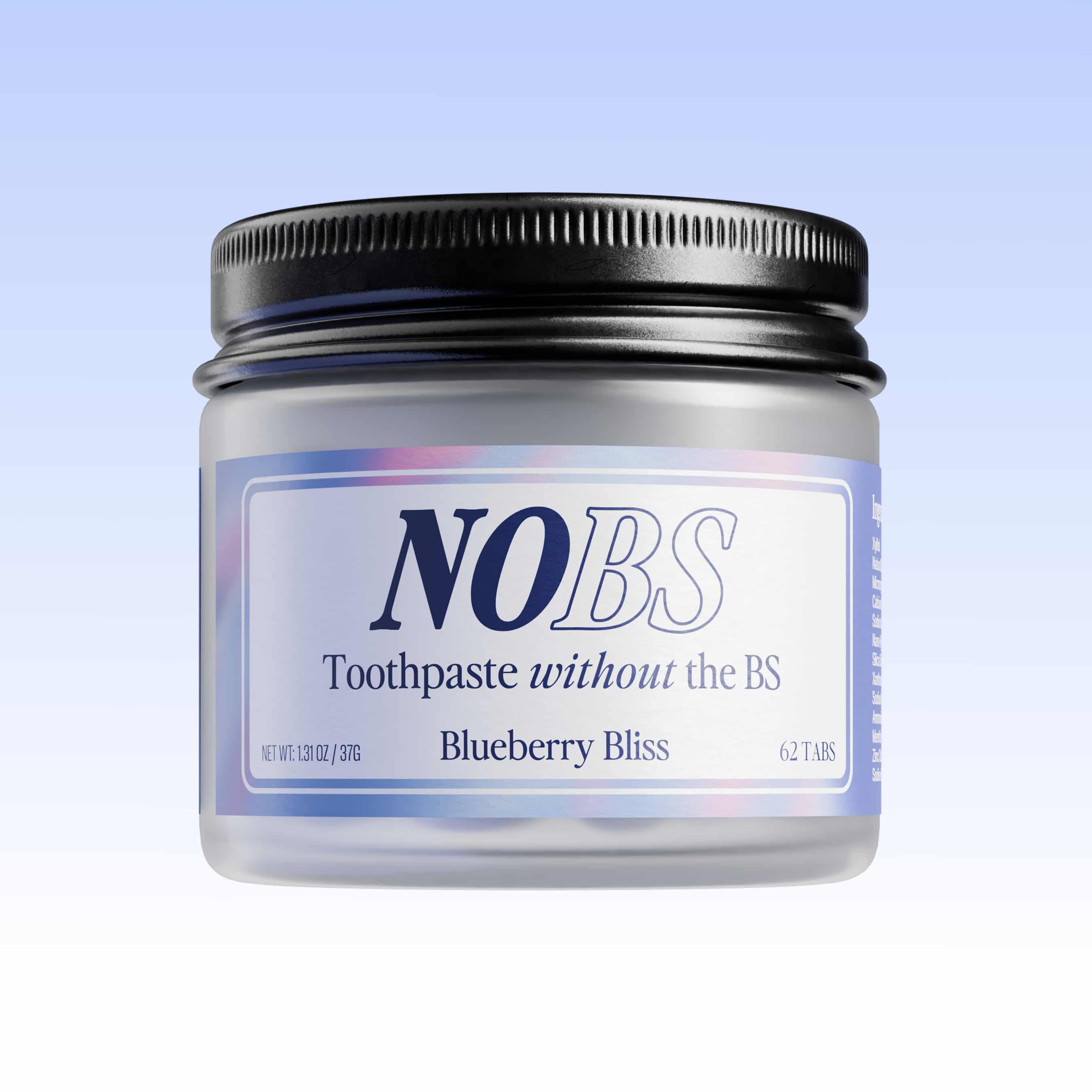 NOBS Toothpaste Tablets (Blueberry Bliss)