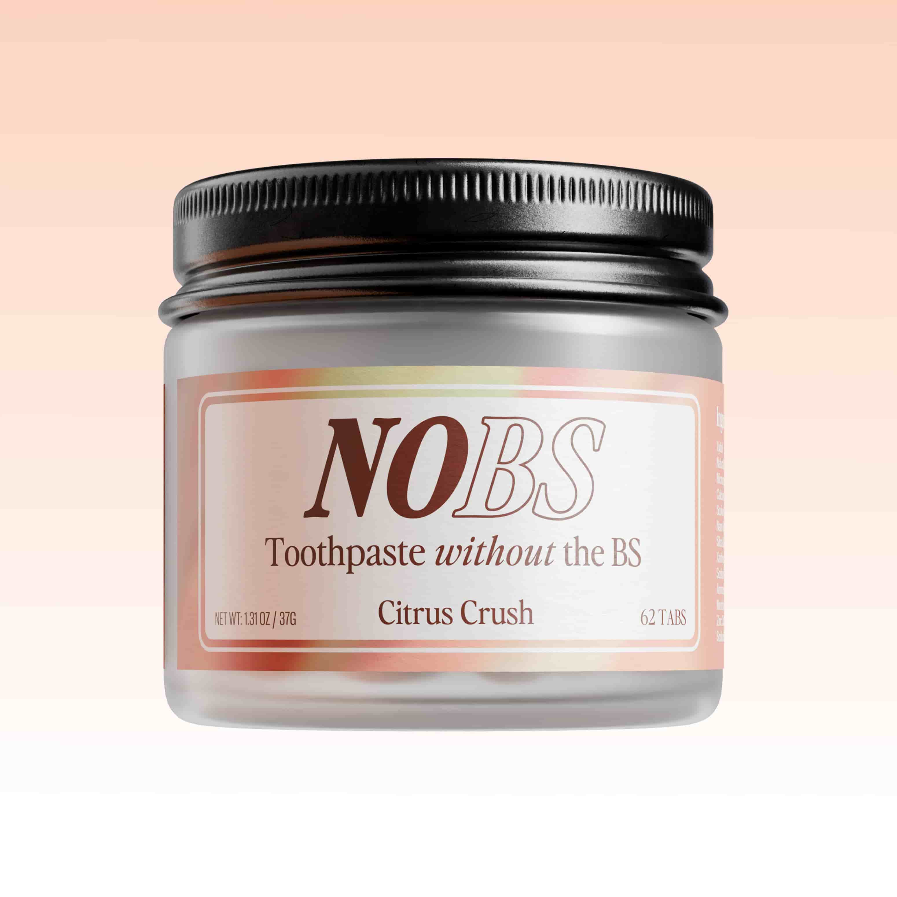 NOBS Toothpaste Tablets (Citrus Crush)