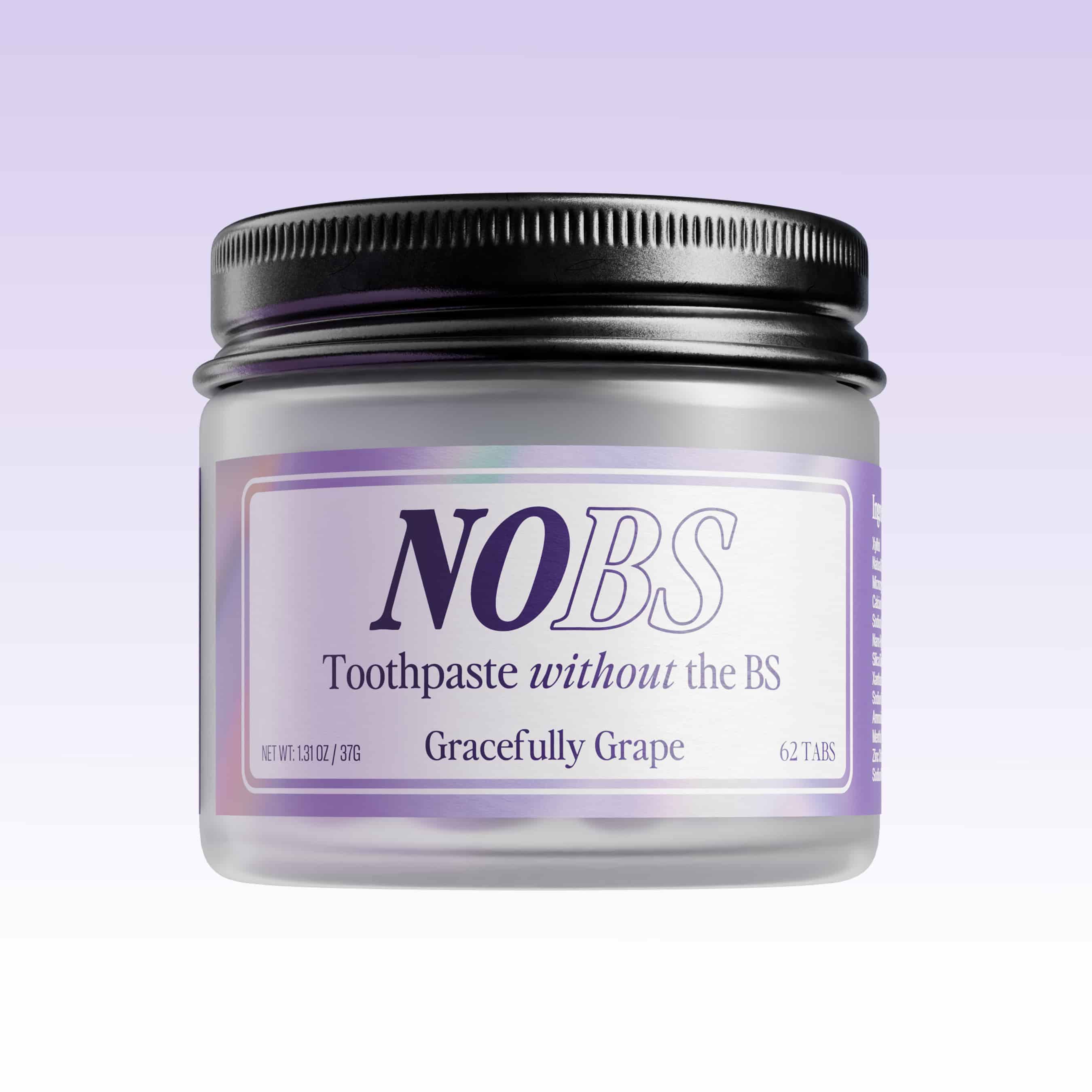 NOBS Toothpaste Tablets (Gracefully Grape)