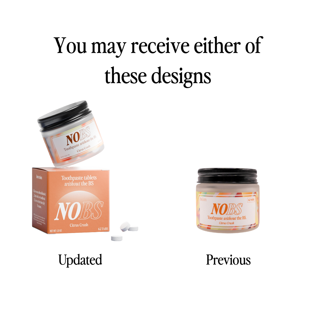 NOBS Toothpaste Tablets (Citrus Crush)