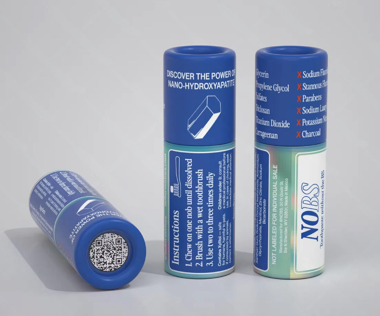 NOBS Toothpaste Tablets Sample Tube